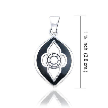 Brigid Ashwood The Lady's Window Celtic Sterling Silver Pendant TPD468